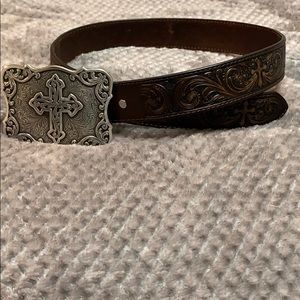 Belt with buckle